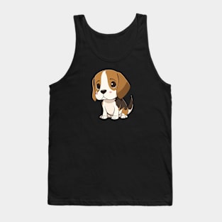 Beagle Kawaii Tank Top